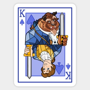 King of Spades Sticker